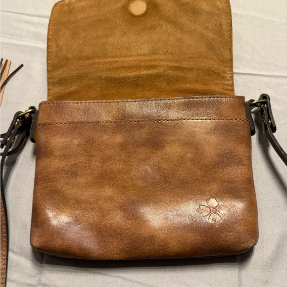 Patricia Nash Brown Woven Leather Crossbody Bag Trendy - Picture 2 of 9